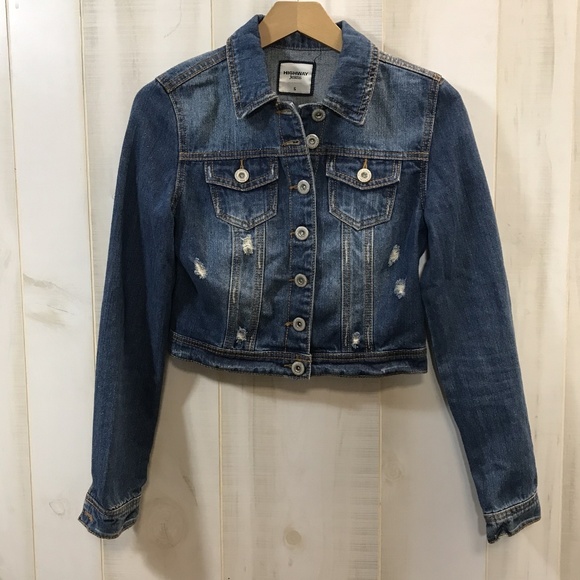 Highway Jeans Jackets & Coats Highway Jeans Dark Denim Jacket Small
